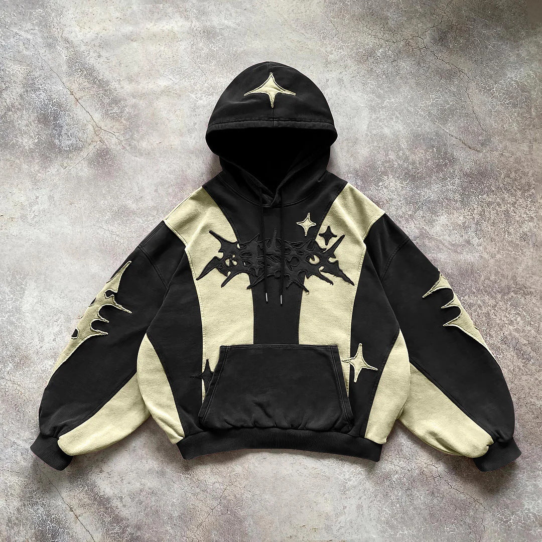 Y2K Collage Hoodie Loose Hoodie Top Long Sleeved
