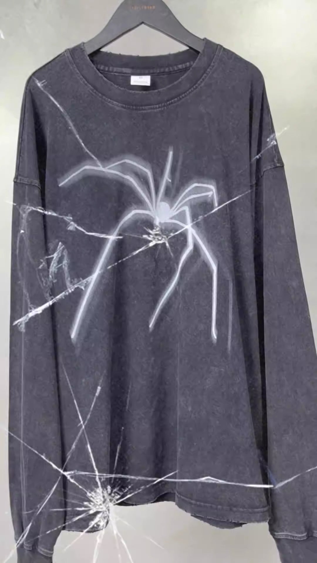 Washed & Worn Playful Long Sleeved T-Shirt for Men