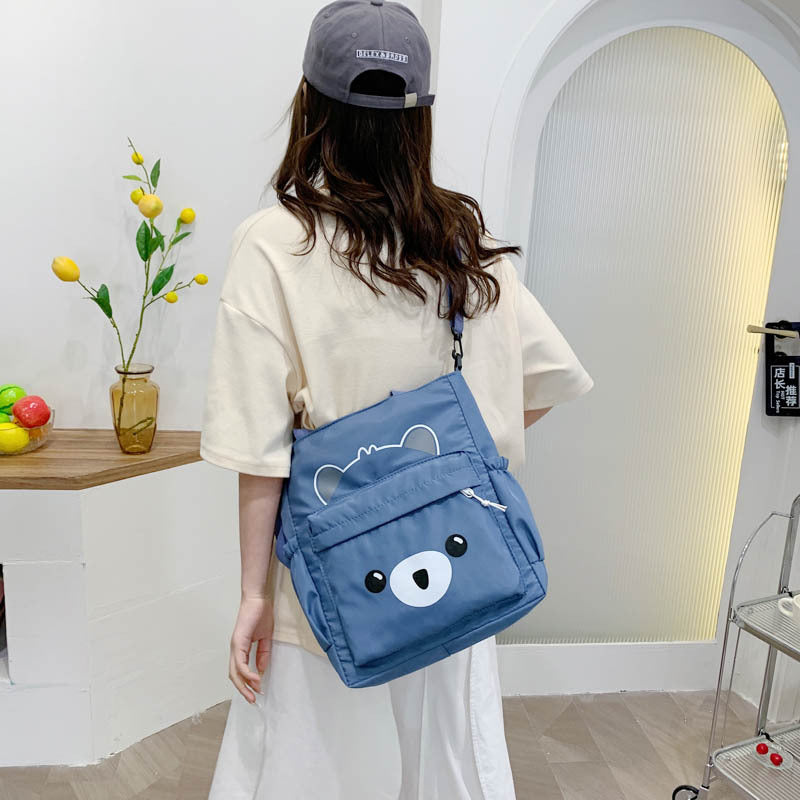 Harajuku Style Nylon Large Capacity Messenger Bag
