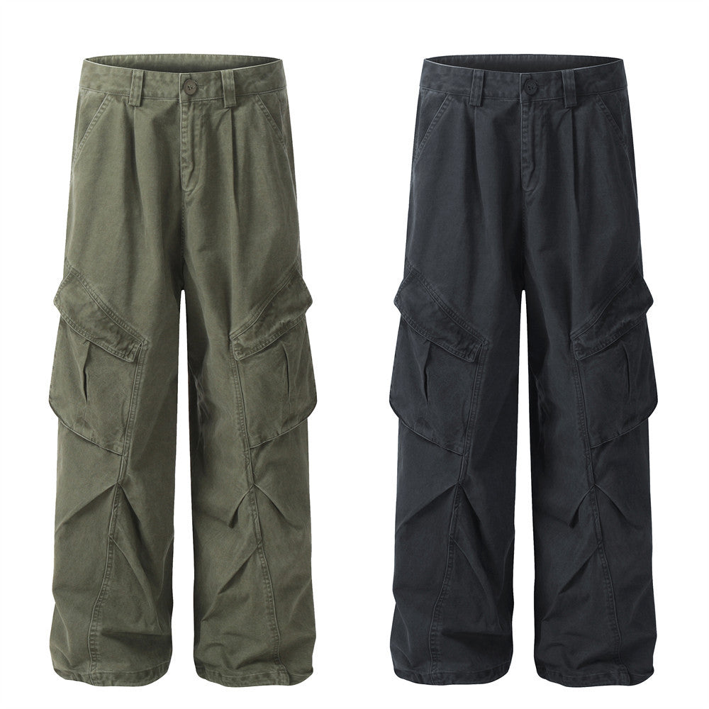 Harajuku Style Men's Loose Wide Leg Work Pants