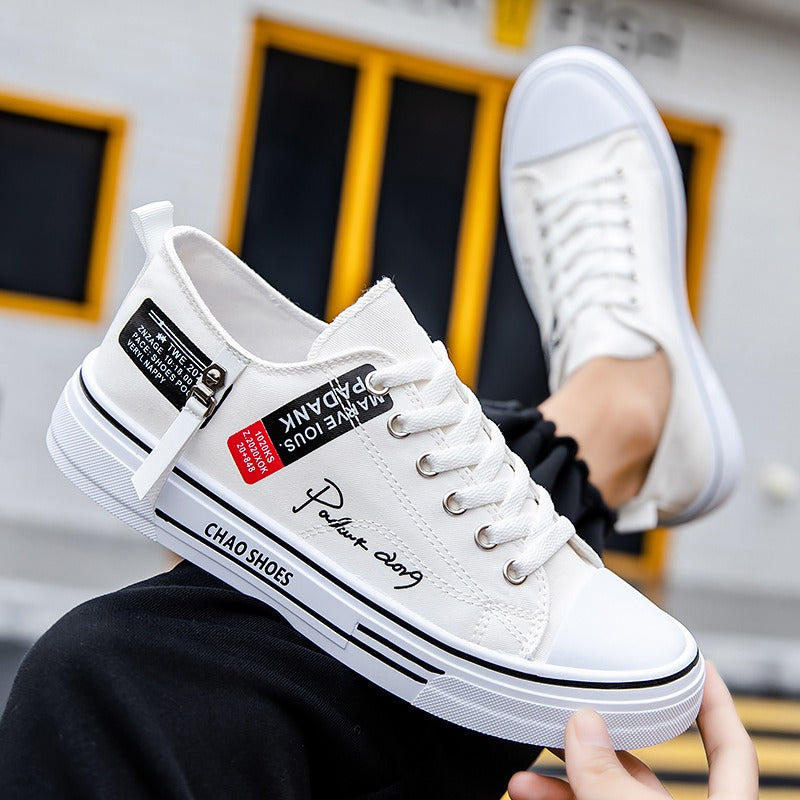 Harajuku Style Breathable Men's Canvas Shoes