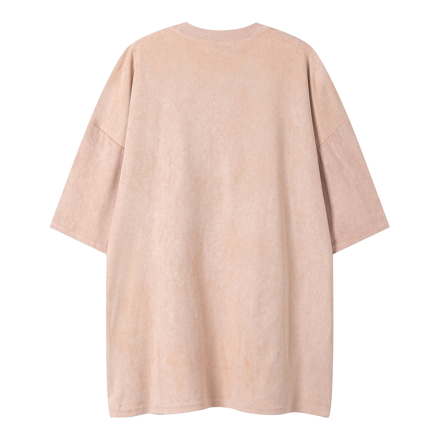 Romantic Angel Printed Short Sleeve — Harajuku Style Pink & Gray Cotton Blend Tee