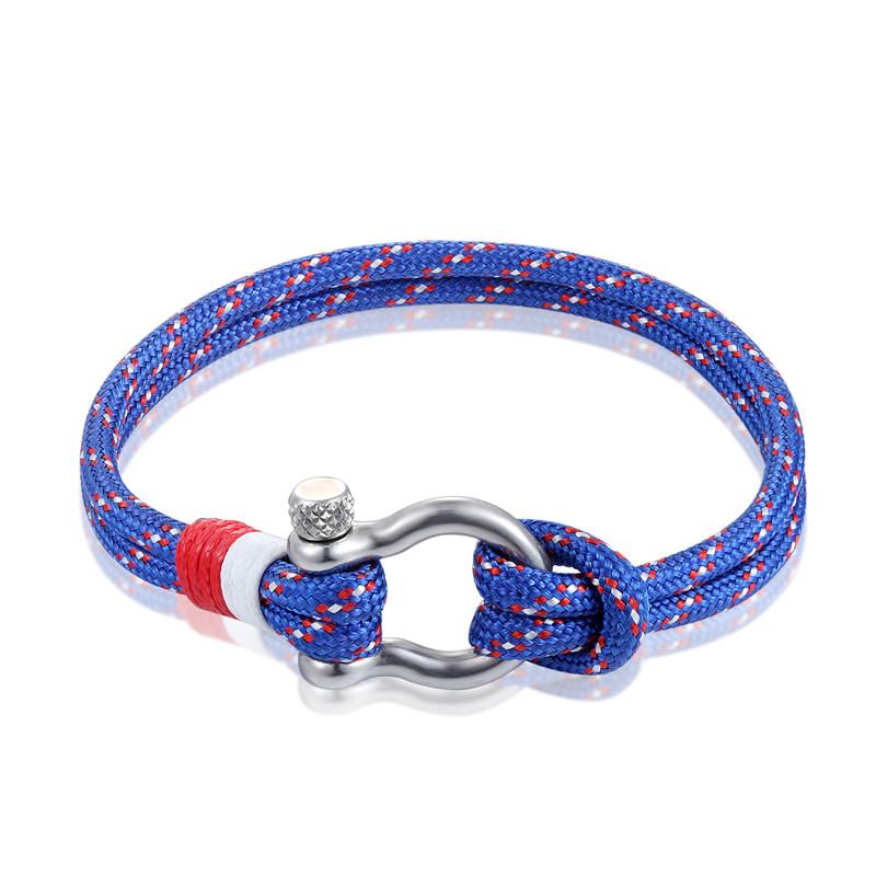 Navy Style Parachute Cord Survival Bracelet