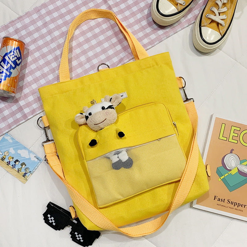 Bear Doll Multi-Purpose Canvas Bag – Harajuku Style