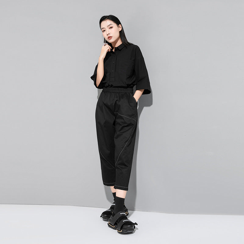 Playful Harajuku Style Loose Harem Pants