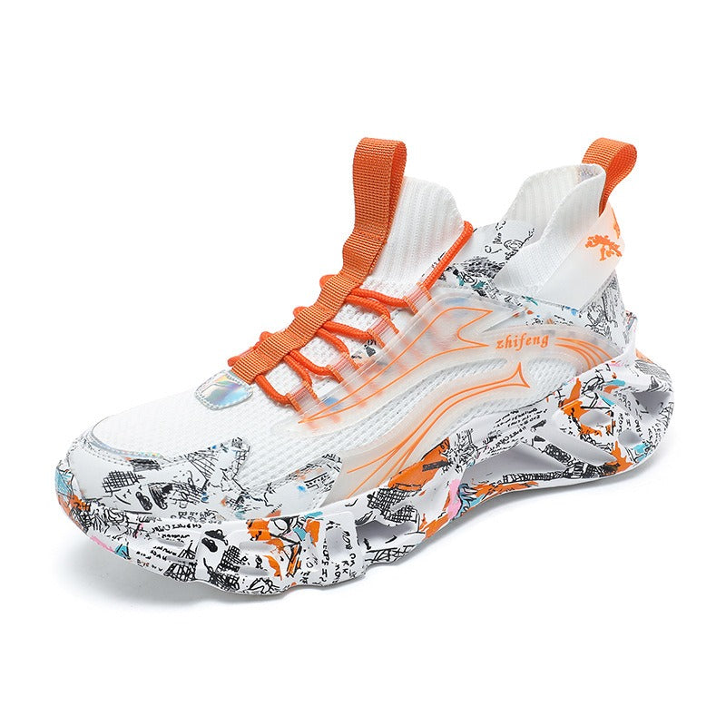 Men's Shock-Absorbing Camouflage Running Shoes