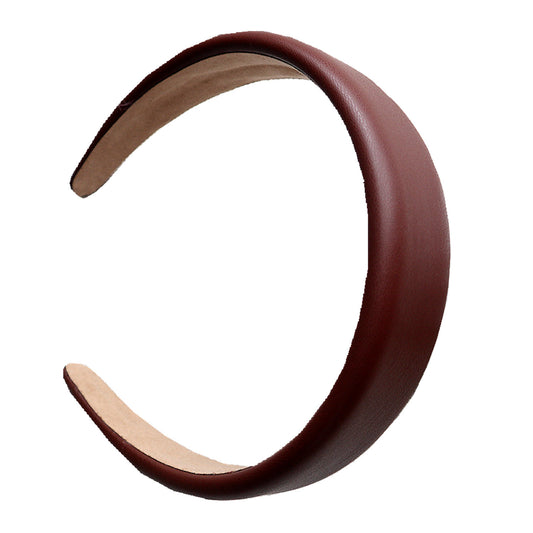 Minimalist Korean PU Headband – Versatile Hair Accessory