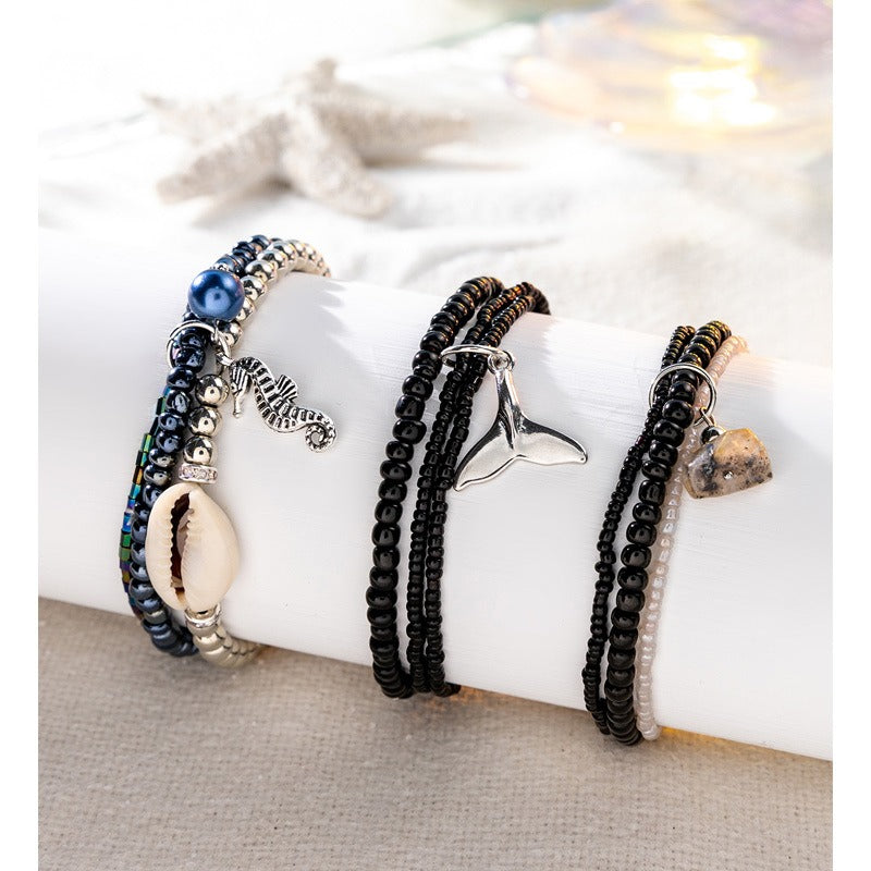 Holiday Storm Simi Yami Beads Bracelet Set