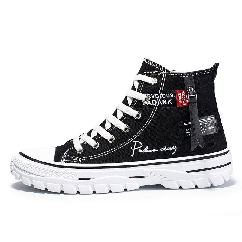 Harajuku Style Breathable Canvas Shoes for Men