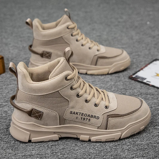 Men's Harajuku Style  Boots - Casual Mid Top Footwear