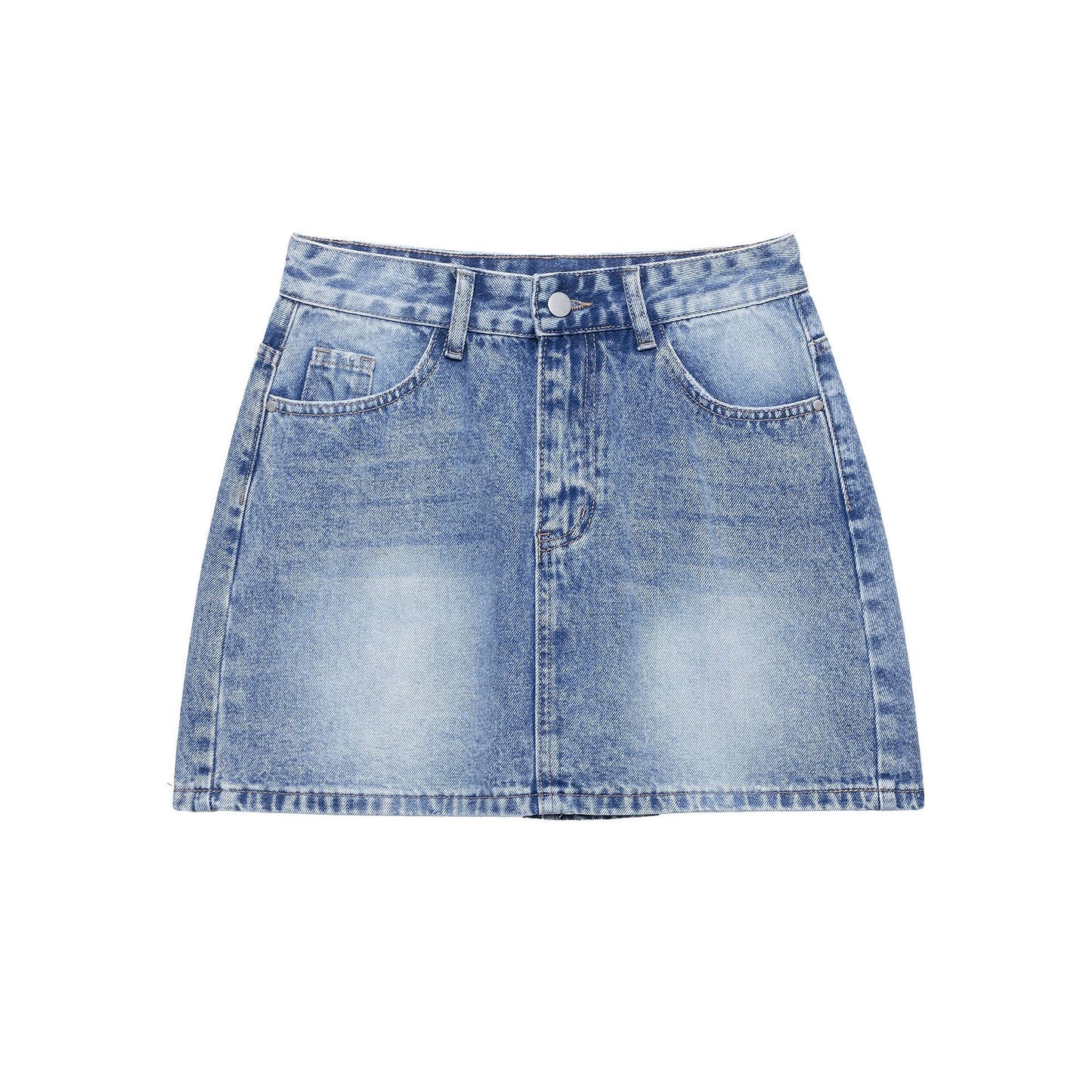 Women’s Playful Casual Denim Bag Hip Skirt