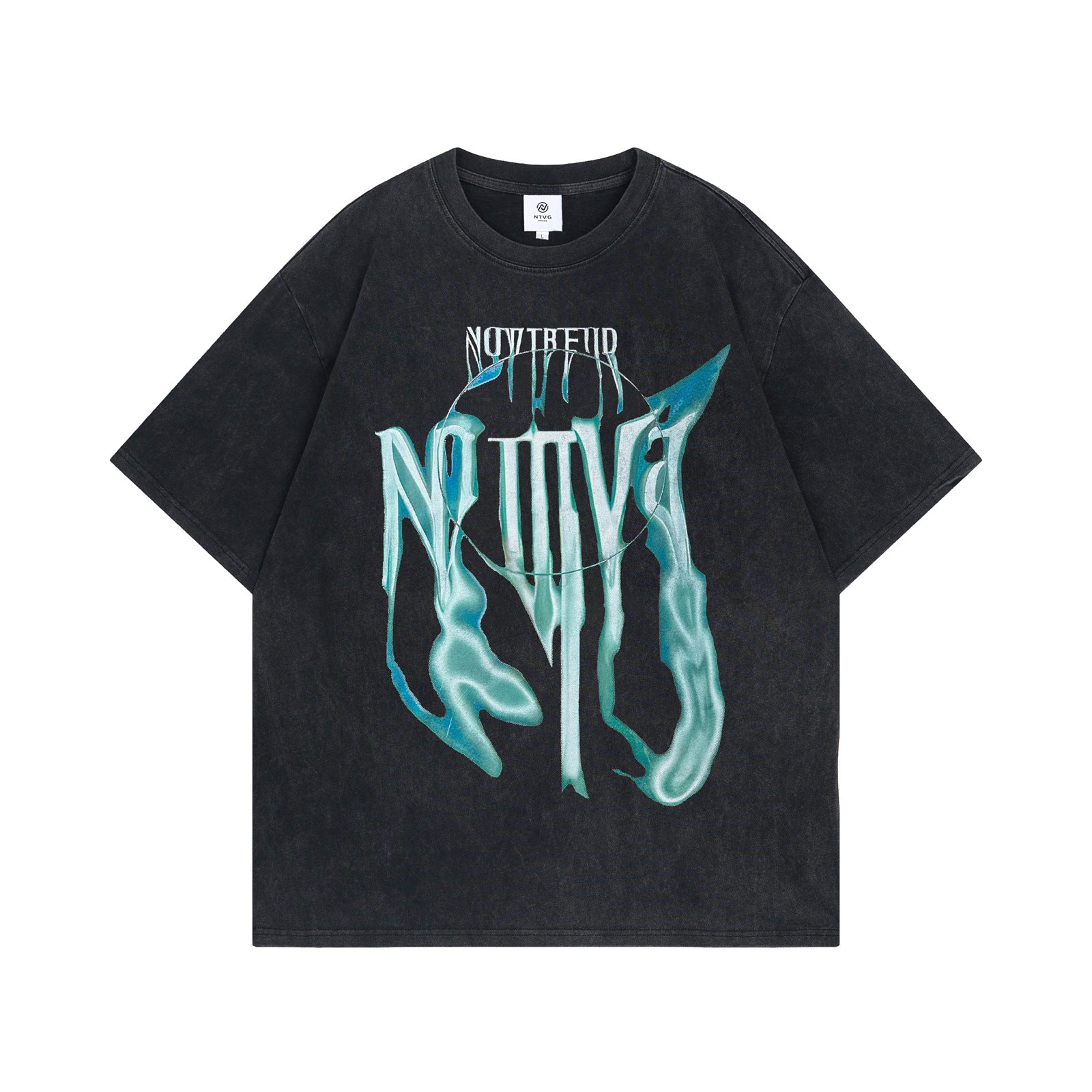 Harajuku Style Unique Letter Print Oversized Tee