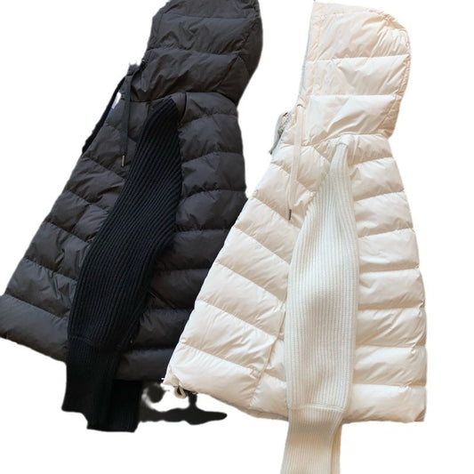 Harajuku Style Women's Knitted Long Sleeve Hooded Jacket