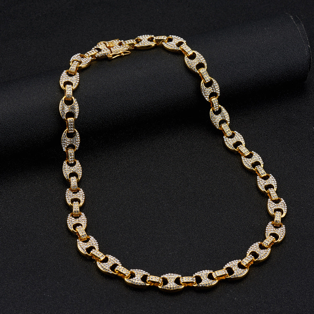 Bold 12mm Cuban Link Chain - Harajuku Street Style