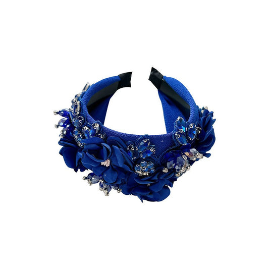 Oversized Crystal Headband in Solid Colors