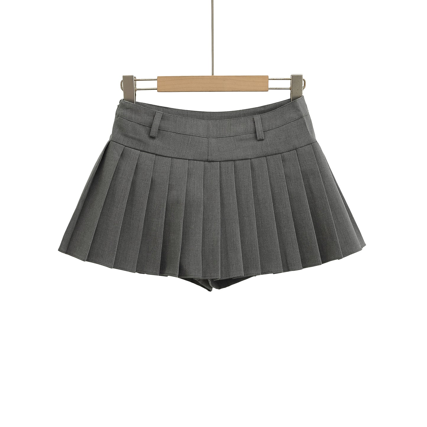 Anti-Slip Pleated Half Skirt