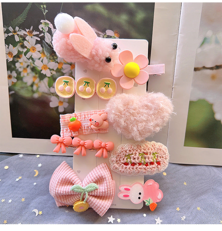 Children's Plush Hair Clip - Hair Accessories for Little Girls - Cute Headwear