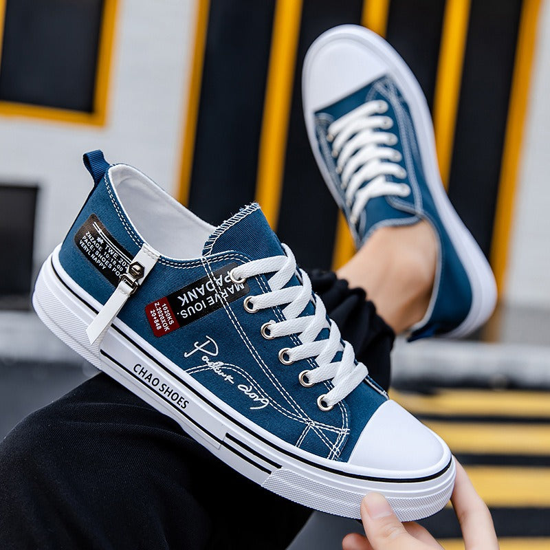 Harajuku Style Breathable Men's Canvas Shoes
