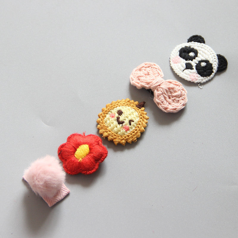 Children's Girls Hair Clip Headwear Crown Japanese Little Princess Hair Ornament Baby Hair Clip Set