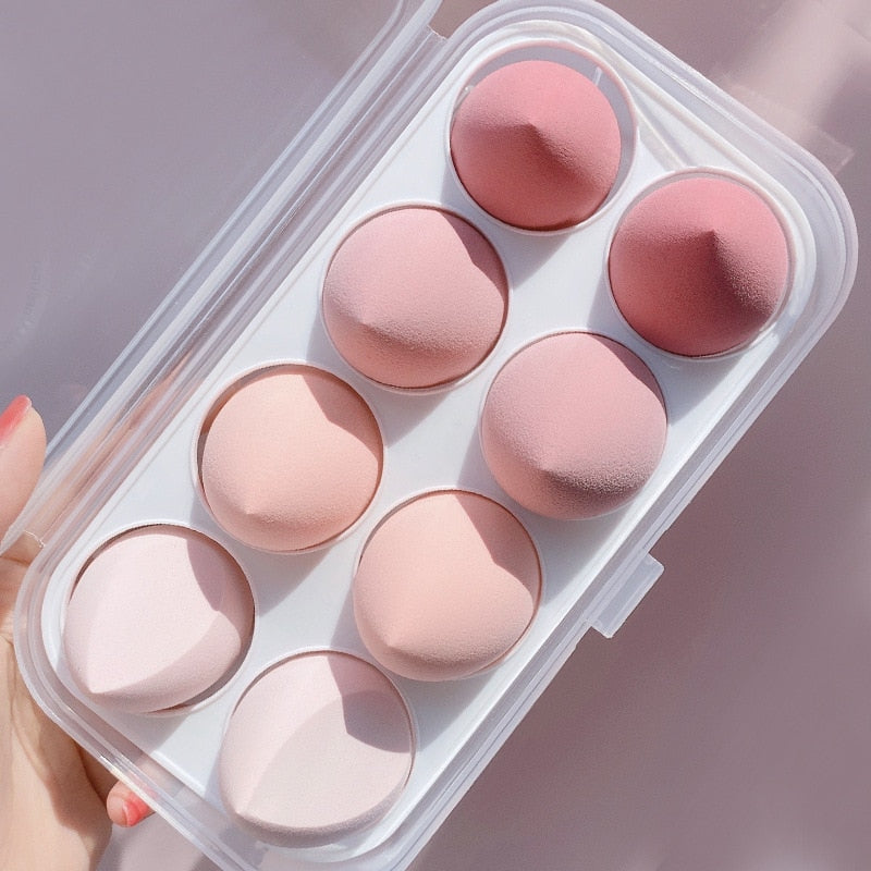 Harajuku Style Makeup Puff Sponges - 8 Pcs Set