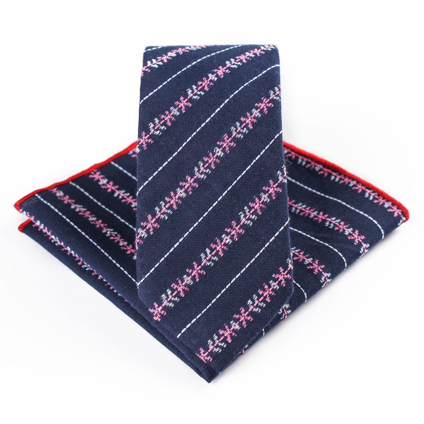 Business Casual Tie Set with Pocket Square
