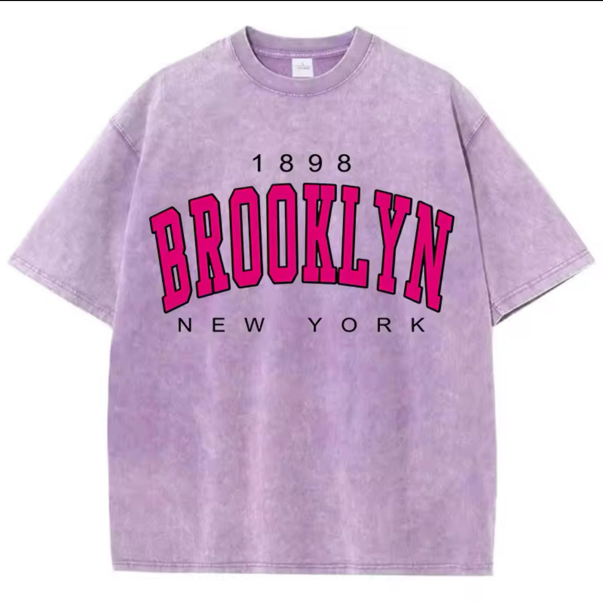 Washed Loose Top for Women — Harajuku Street-Style Oversized Cotton Tee