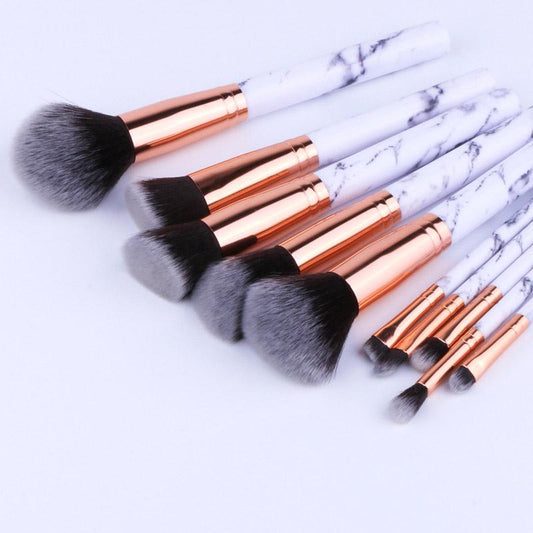 10Pcs Professional Harajuku Style Makeup Brush Set