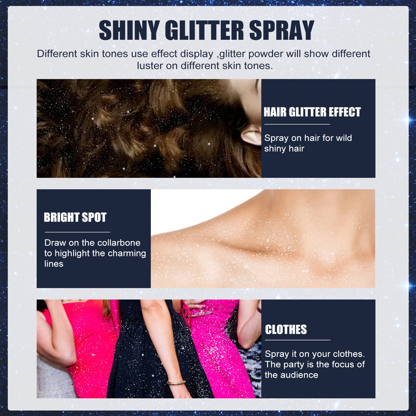 Glitter Spray for Harajuku Style - Brighten Up Your Look!