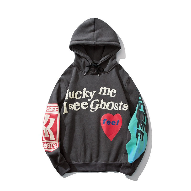 Kanye Foam Love Letters Graffiti Print Hoodie
