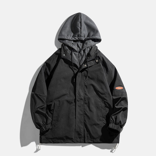 Autumn Breathable Hooded Bomber Jacket for Men