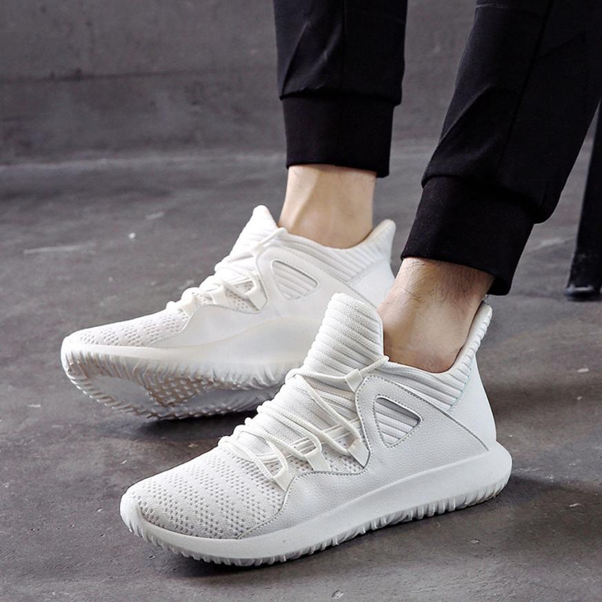Harajuku Inspired Men’s Breathable Outdoor Running Sneakers