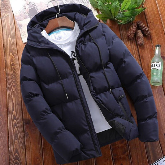Harajuku Style Men's Cotton Jacket - Trendy Casual Outerwear