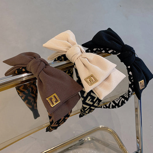 Retro Bow Headband - Harajuku Style