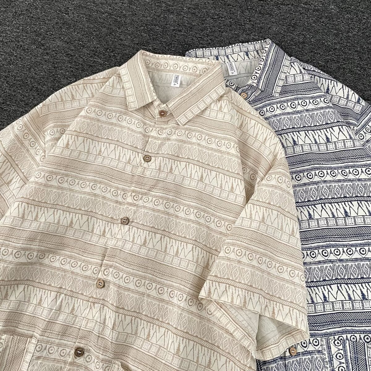 Loose Casual Collar Half Sleeved Shirt