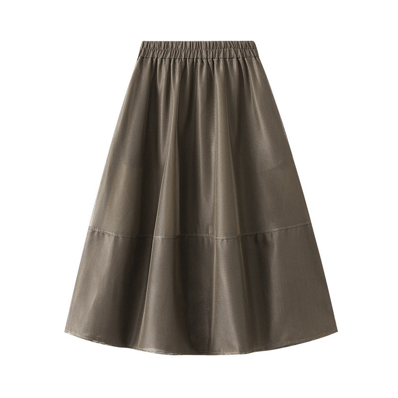 Harajuku Inspired Mesh Long Puff Skirt