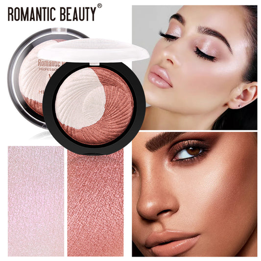 Two-Color Highlight Powder for Harajuku Style