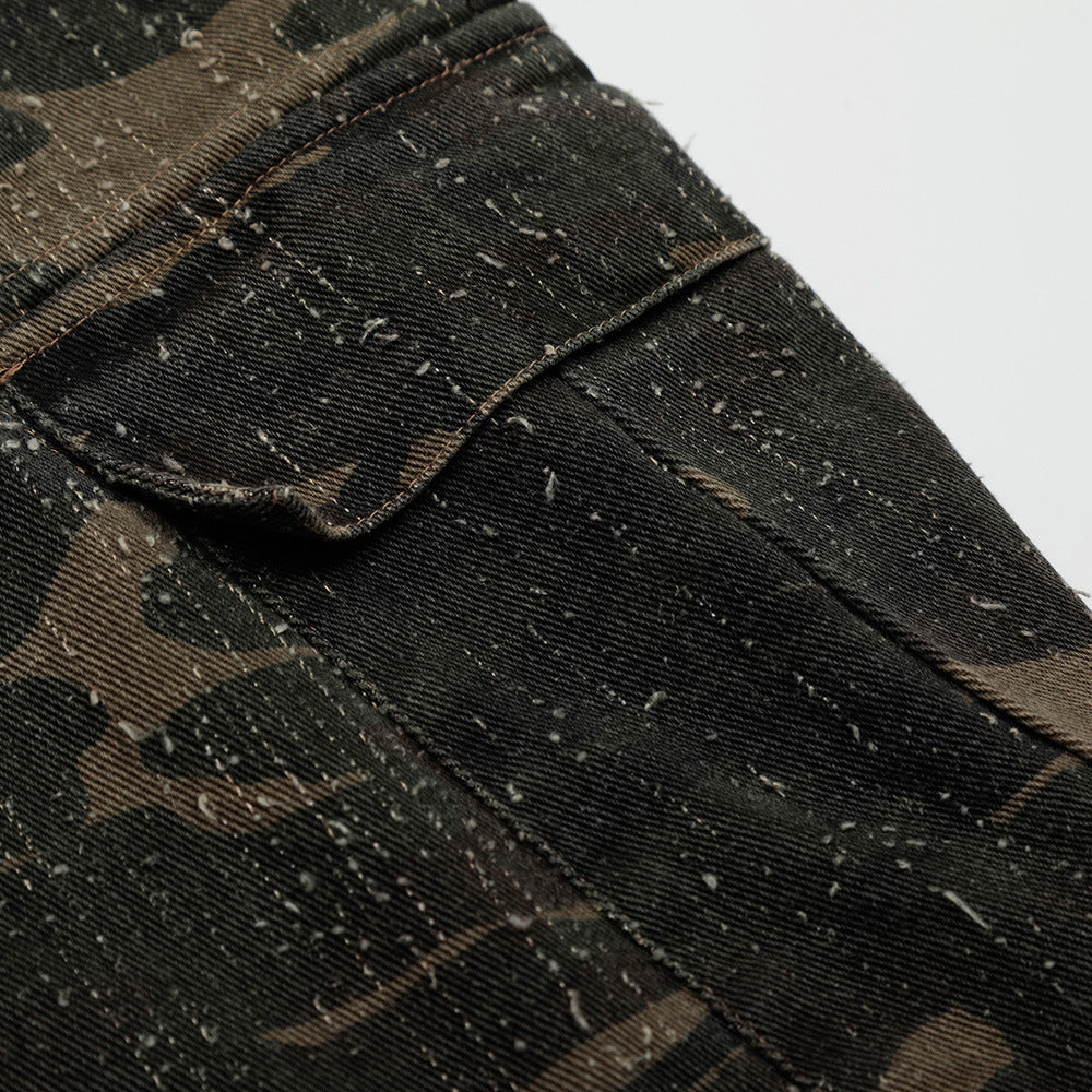 Camouflage Multi-Pocket Loose-Fit Summer Pants