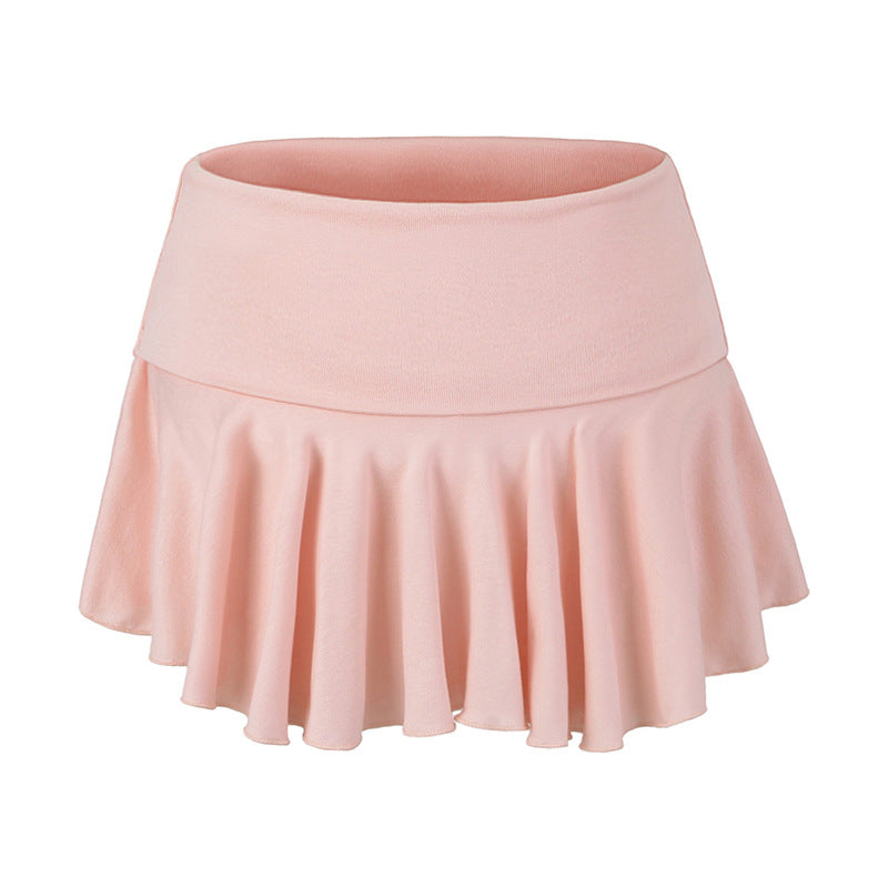 Anti-Slip Pleated Ballet Midi Skirt