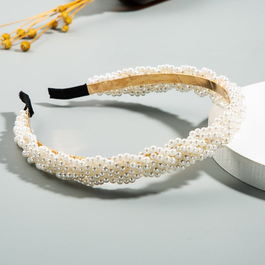 Korean Pearl Hair Hoop - Fairy Style Headband
