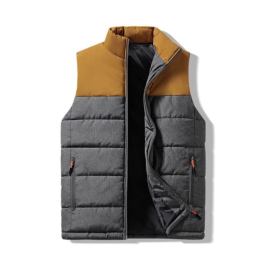 Harajuku Style Color Blocked Cotton Vest