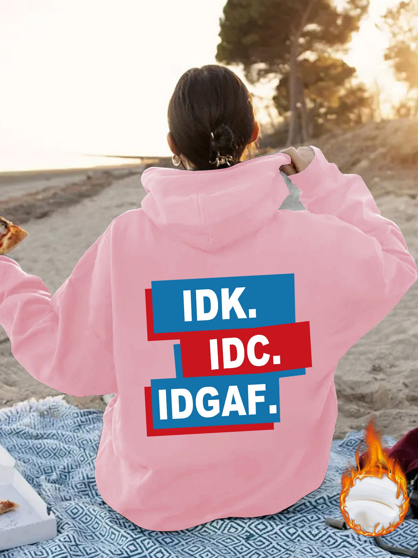 Top and Hoodie IDK.IDC.IDGAF