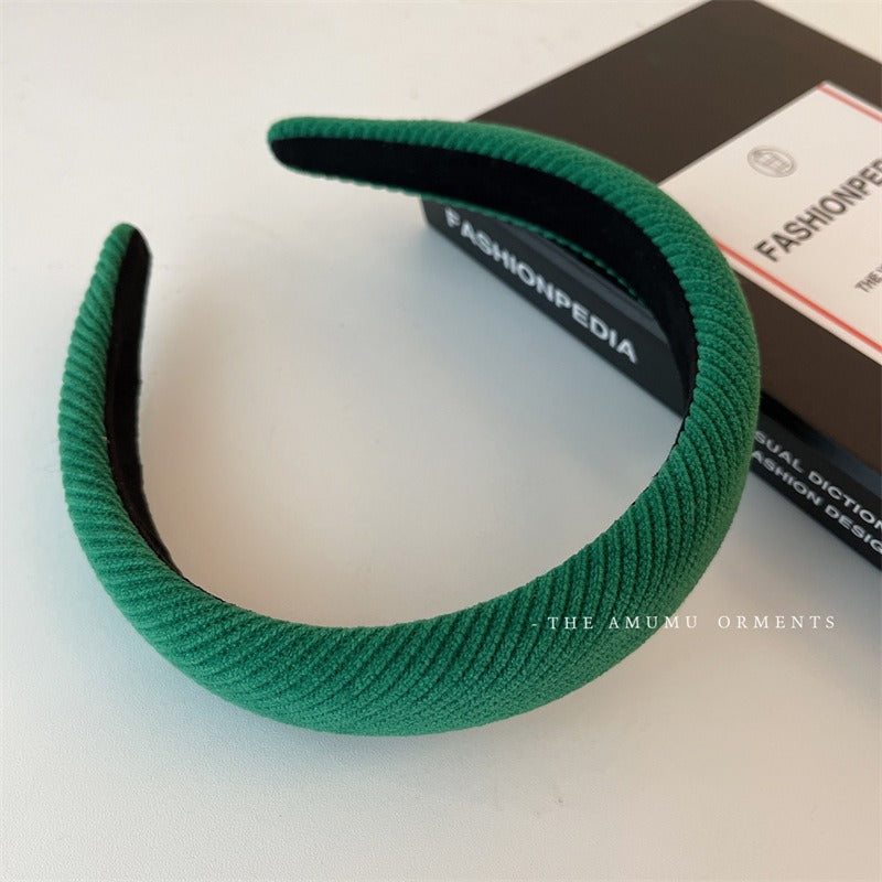 Korean Retro Corduroy Hair Band