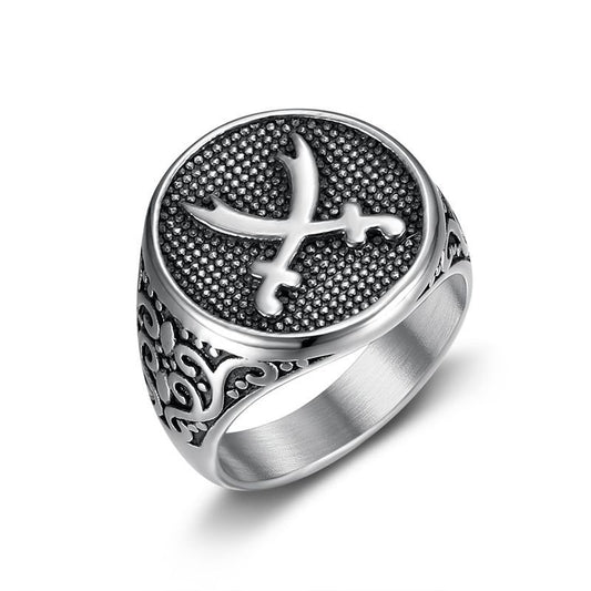 Crossed Swords Vintage Punk Style Jewelry