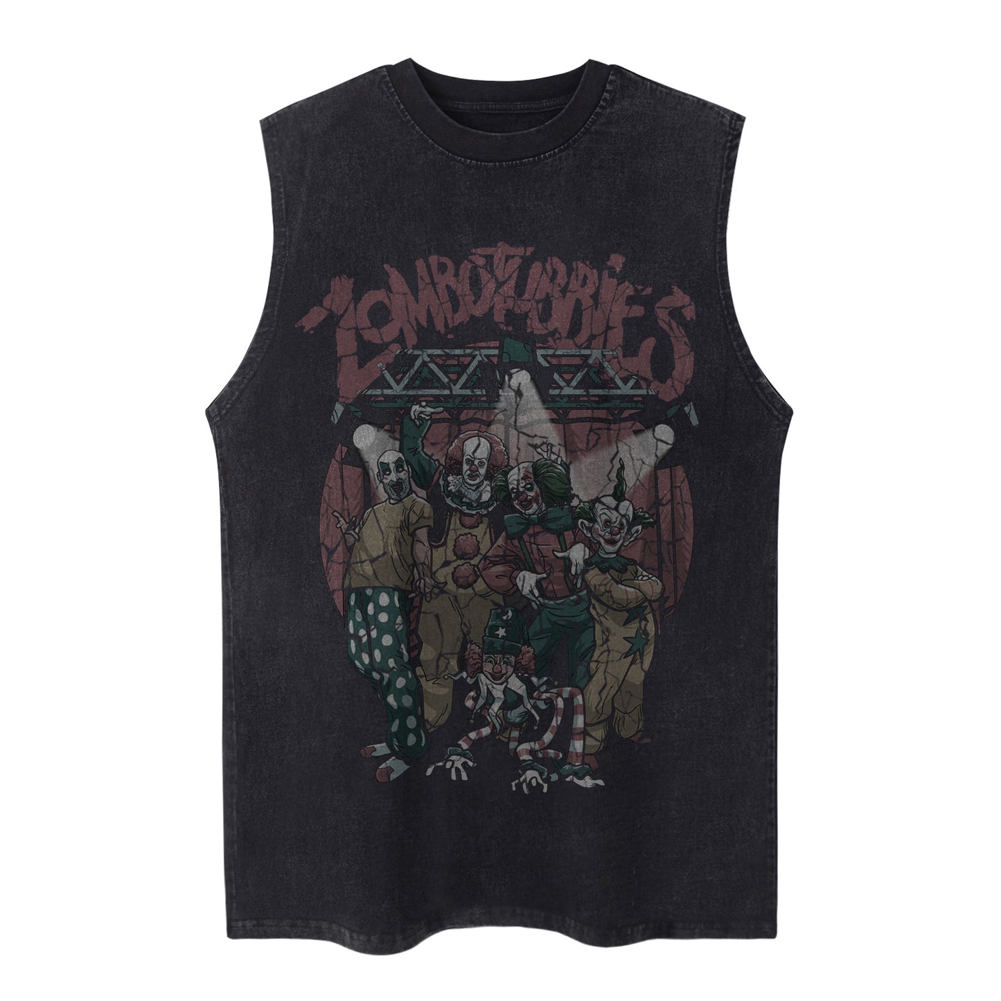 Streetwear Vest Men's Tank Top with Creative Letter Print