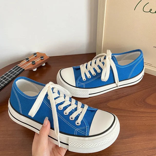 Harajuku Women’s Canvas High Top Sneakers - Casual Summer Style