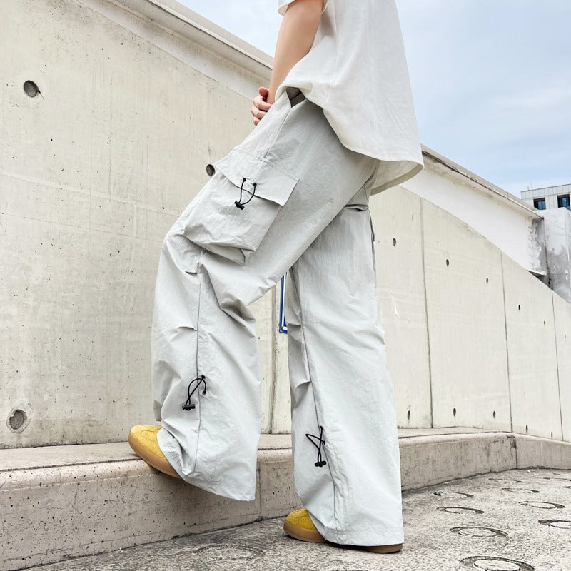 Harajuku Style Quick-Dry Casual Paratrooper Pants