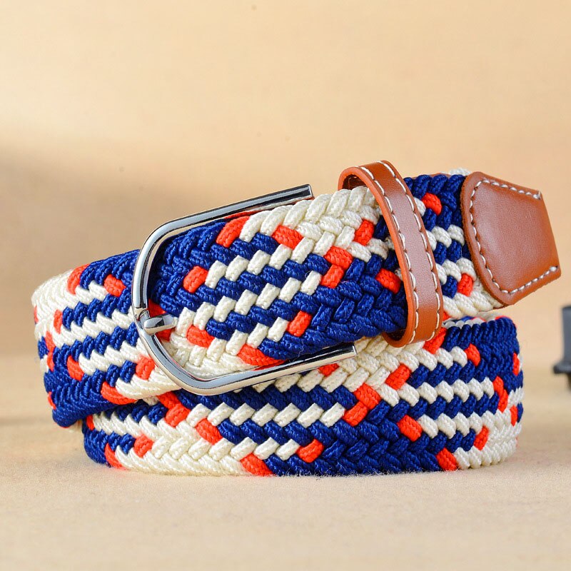 Harajuku Style Women’s Striped Elastic Belt