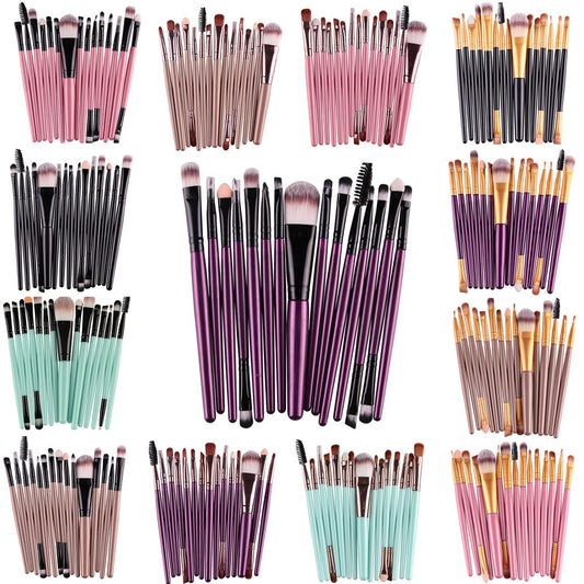 15Pcs Harajuku Style Makeup Brushes Set