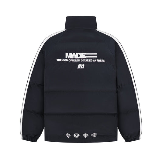 High Collar Cotton Bubble Coat