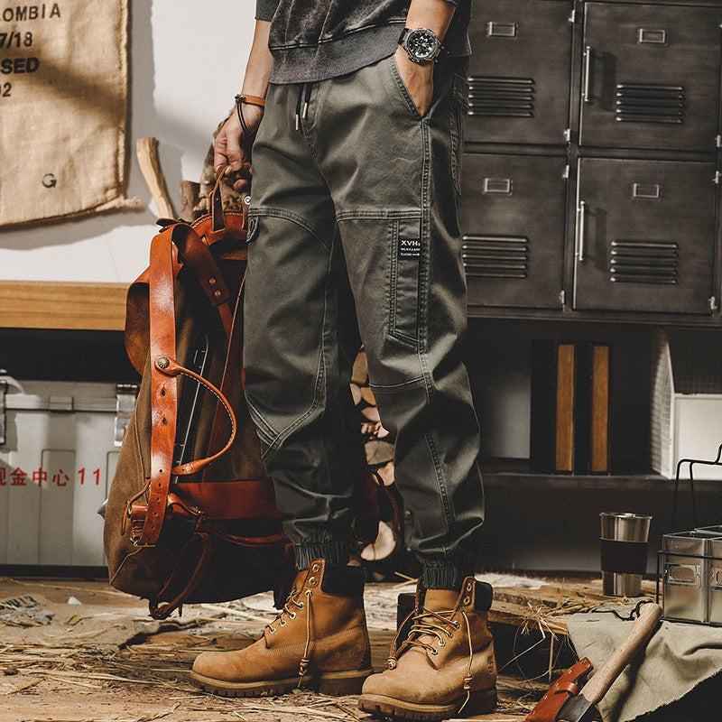 Harajuku Style Heavyweight Autumn Pants for Men